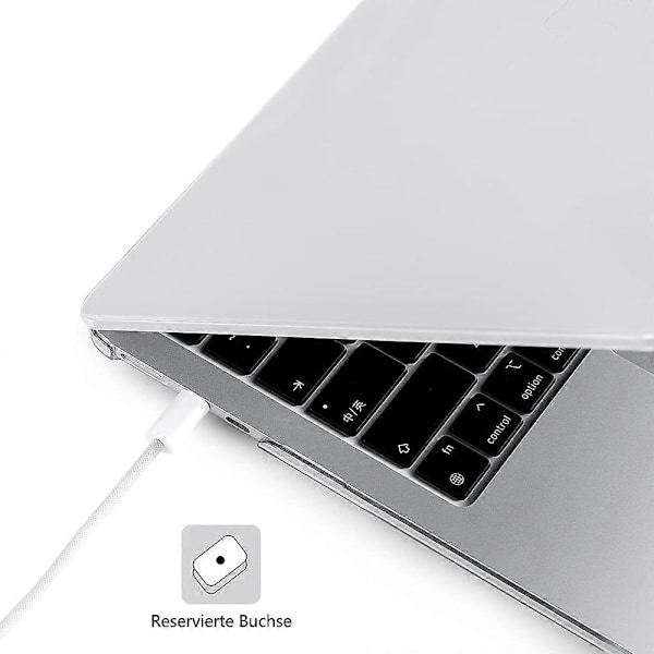 Kotelo, joka on yhteensopiva UUDEN MacBook Air 13,6 tuuman M2 A2681:n (vuoden 2022 malli) kanssa, erittäin ohut, sileä, kova suojakuori, kristallinkirkas