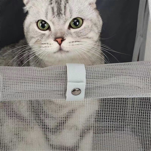 Kattetaske Bærbar Kat Rygsæk Kæledyrstaske Kat Rygsæk Foldbar Stor Kapacitet Åndbar Kæledyrstaske