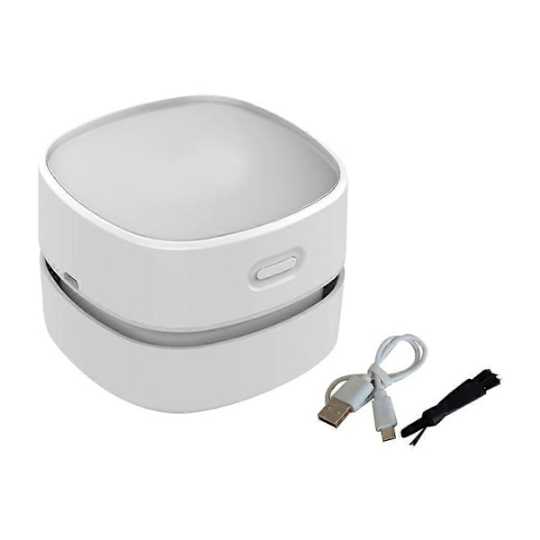 Mini Støvsuger for Skrivebord USB Oppladbar Høy Sugeevne Slitesterk for Skrivebordsskuff