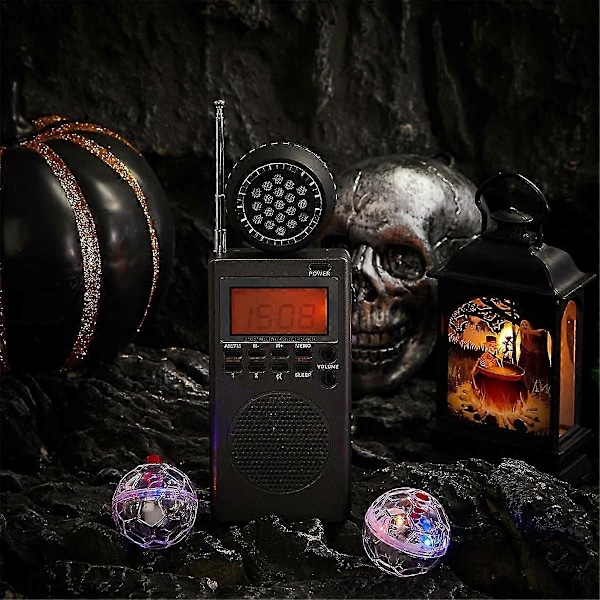 4 st Spirit Box Utrustningskit, med 2 LED Kattbollar 1 Spirit Box Högtalare Paranormal Utrustningskit för