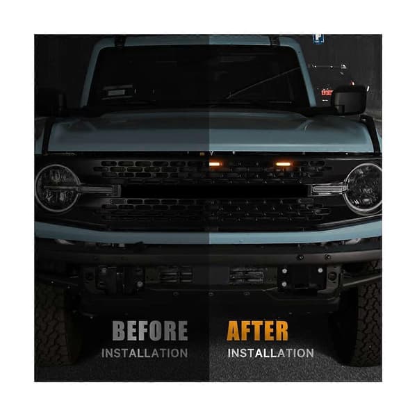 LED Grilllys foran til / / First Edition/ Everglads 2021-2023 Dynamic , 3 stk.