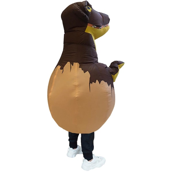 Barn T-rex oppblåsbare kostymer Halloween Cosplay kostyme Dinosaur Egg Blow Up Costume Party Bursdagsgave til barn Unisex