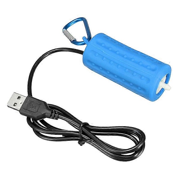 2 stk. USB Mini Luftpumpe Akvarium Aerator Ultra Stille Mini Fisketank Fiske Oksygen