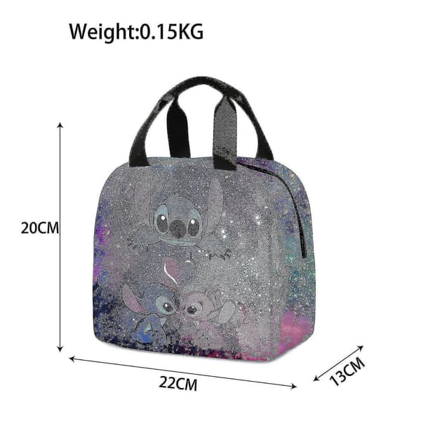 Lilo Stitch Stitch Ryggsäck Skolväska Tredelat Set A C