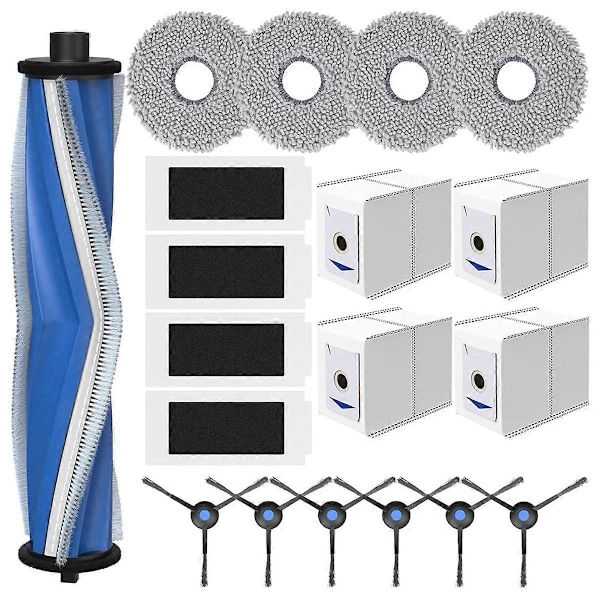 Til T30 Omni / T30 Pro Omni / T30 Max Støvsuger Hovedsidebørste Hepa Filter Støvsugerposer