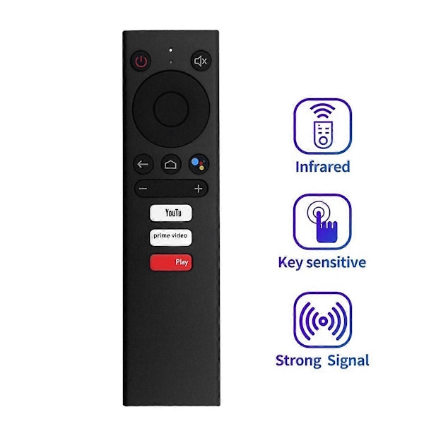 Ersättningsfjärrkontroll med röststyrning för MECOOL KM1/KM6/KM8/KM9/KM8S 4K Certifierad Android TV Box