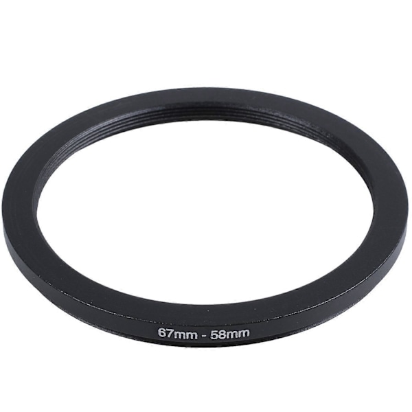 67mm-58mm 67mm til 58mm Svart Ring Adapter for Kamera