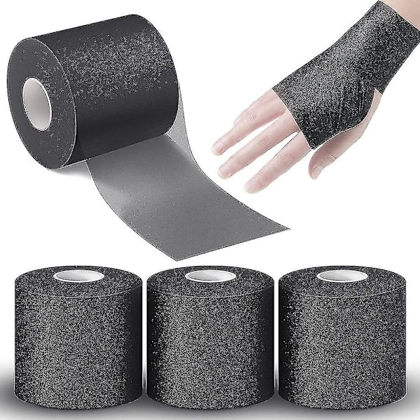 3 Stykker Skum Underwrap Sports Pre-wrap Atletisk Tape, 7 cm x 25 meter