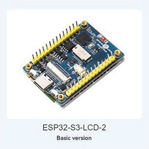 ESP32-S3 Udviklingskort med 2-tommers Kapacitiv Skærm A