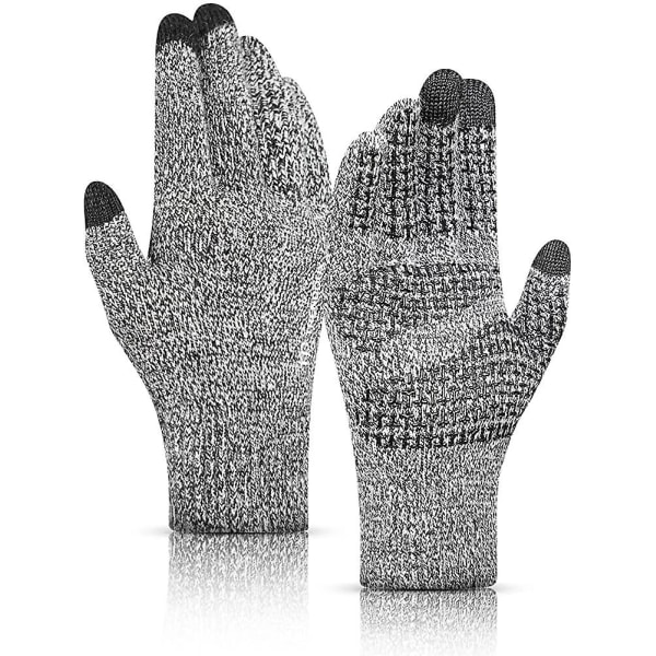 Vinterhandskar Herr Dam Unisex Pekskärmshandske - Halkfritt Grepp - Elastisk Mudd