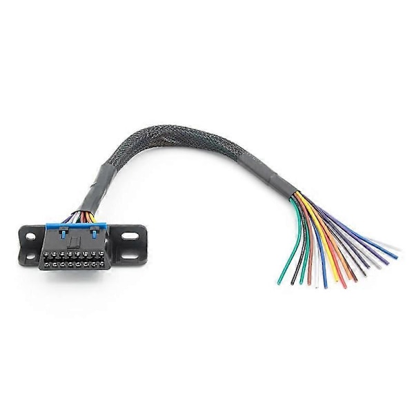 Universaali OBD2 16-nastainen naarasliitin avoimeen OBD-kaapeliin Naarasjatkoliitin Ribbon-liitäntä