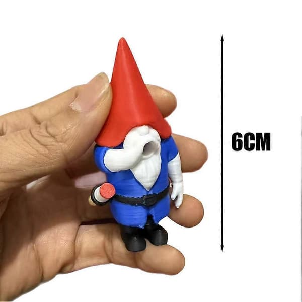 3D-printet nisselegetøj - PLA, 6 cm, Prank, Vedhæng