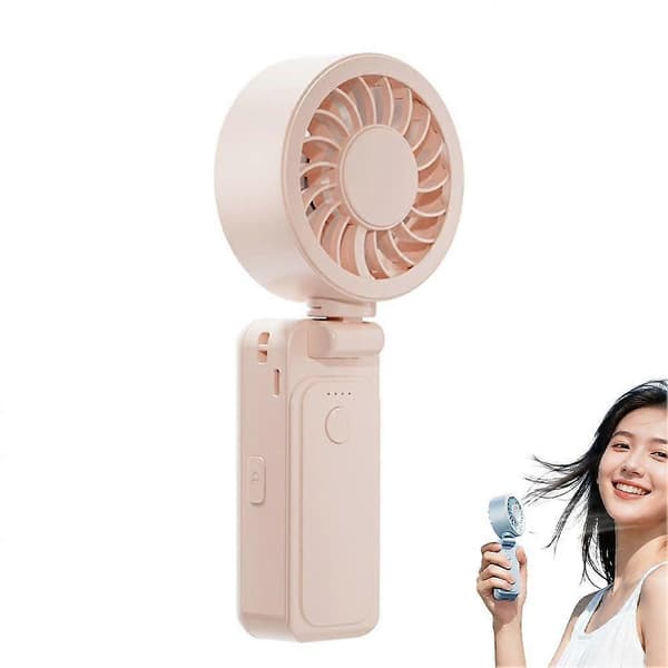 Halvleder køleventilator foldbar 4 hastigheder 2000mAh bærbar iskold E