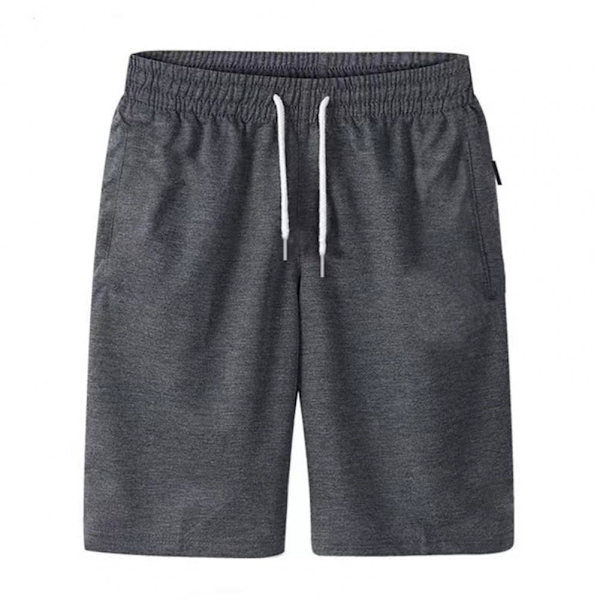 Cargo-shortsit, joustava vyötärö, ohuet, väljät, taskulliset, kiristysnyörilliset cargo-shortsit Dark Gray M