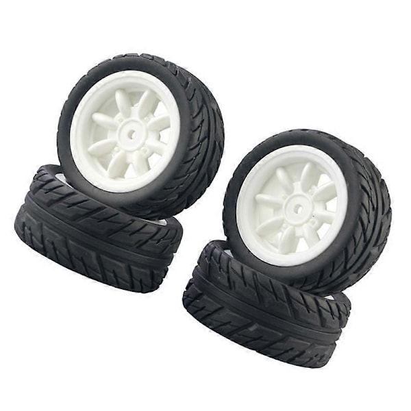 4 stk. Gummidekk for SG1603 SG1604 SG1605 UD1601 UD1602 UD1603 UD1604 1/16 RC Bil Oppgraderingsdel