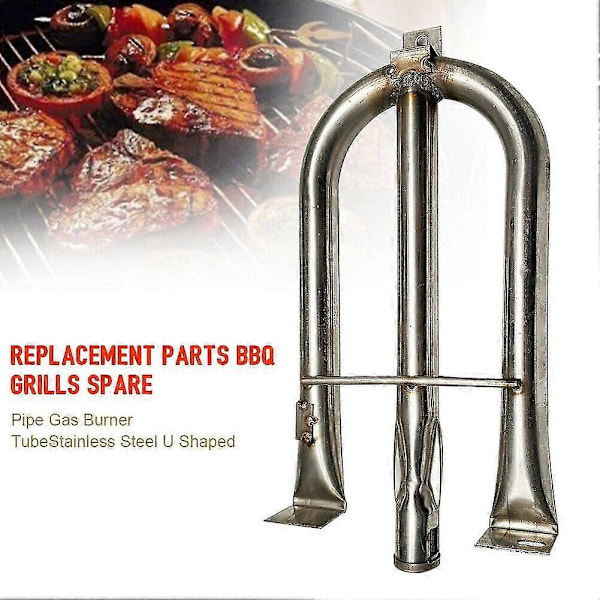 Gasbrænderør Holdbart Rustfrit Stål BBQ Grills U-formet - Yvan