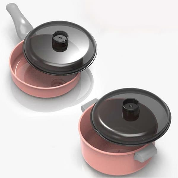 Barns simuleringsköksredskap, miniköksleksaker, spishäll, servis Pink 28pcs