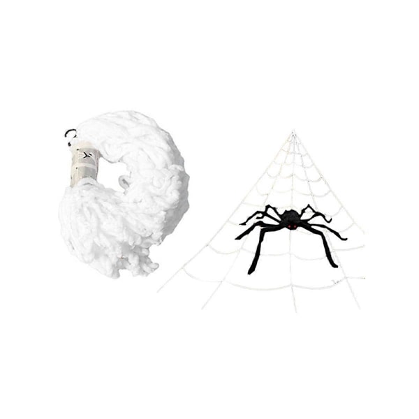 Spindelvev Halloween-dekorasjon Trekant Hagedekorasjon Utendørs Tau Spindelvev Halloween Hage Dekor