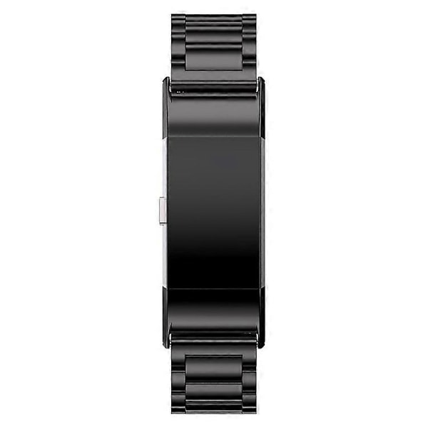 316L Rustfrit Stål Urrem Kompatibel Med Fitbit Charge 2 Black