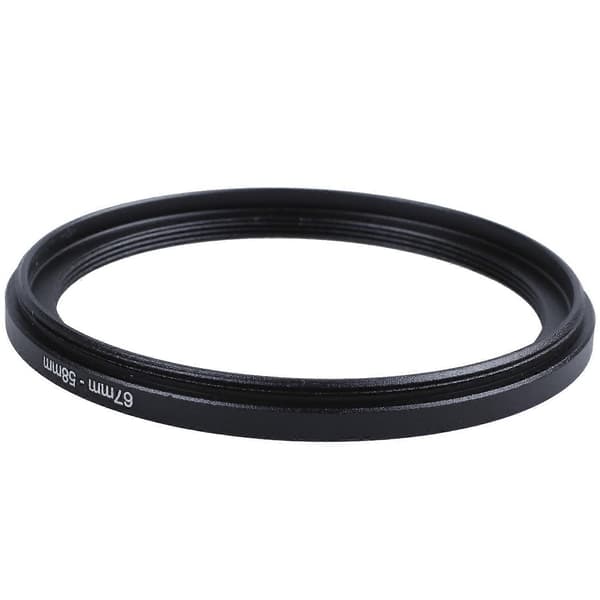 67mm-58mm 67mm til 58mm Sort Ring Adapter til Kamera