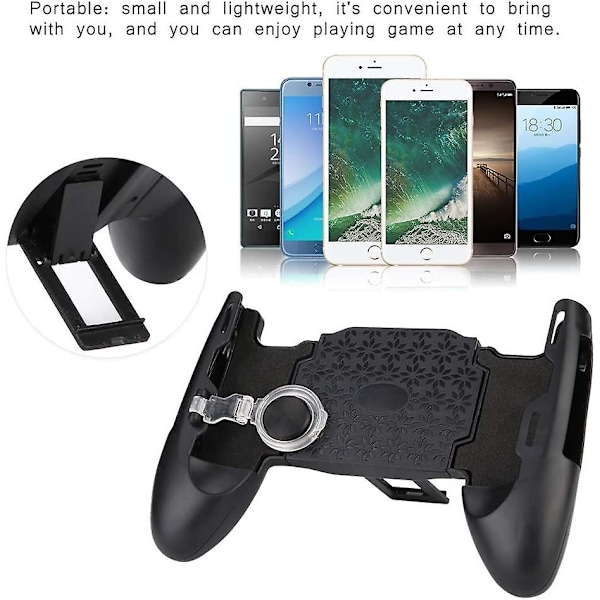 3-i-1 Mobiltelefon Gamepads Universal Bærbar Holder Gamepad Joystick Spilcontroller Til Pubg Kompatibel Med 4,5-6,4 Tommer Smartphones.