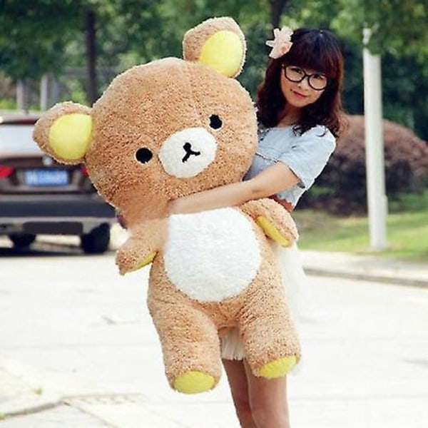 Julklapp Rilakkuma Relax Björn Söt 55cm Mjuk Kudde Pl