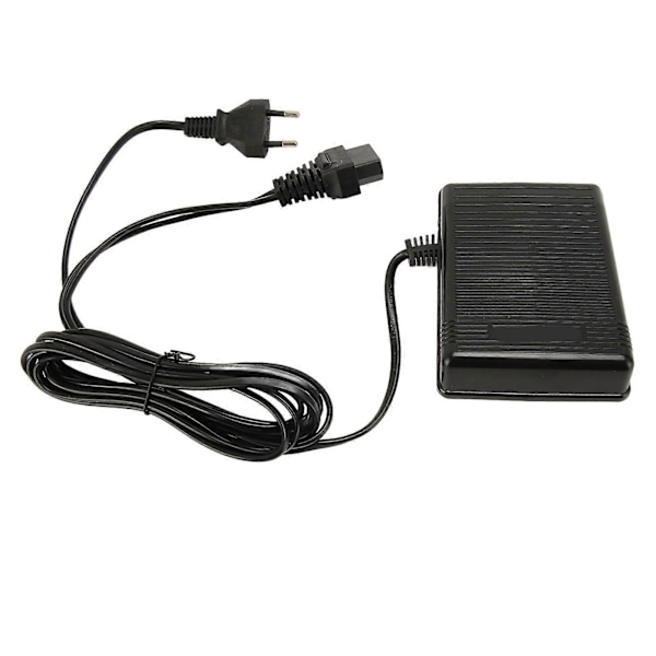 Fodpedal Anti-Slip 13,5 cm Lang 9 cm Bred Stabil Fod Hastighedskontrol Pedal til Syning EU Stik 220V
