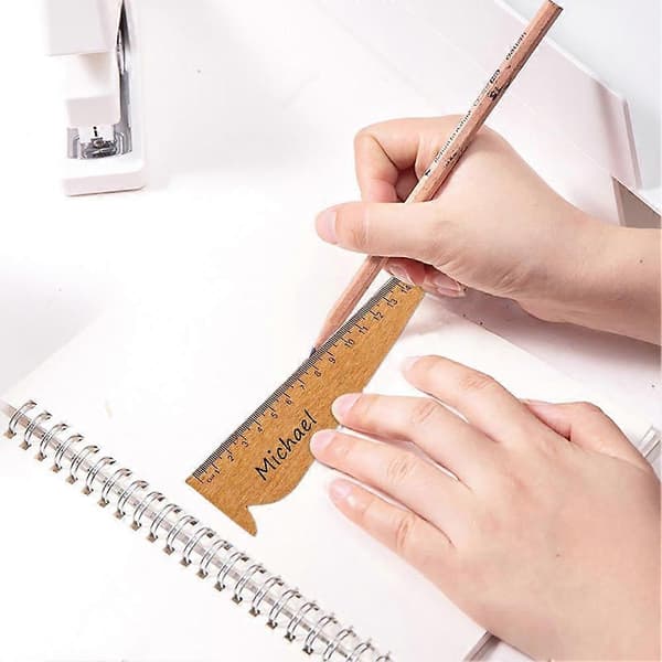 Cat, Shape, Solid Wood, Ruler, Office, Cute School Supplies For