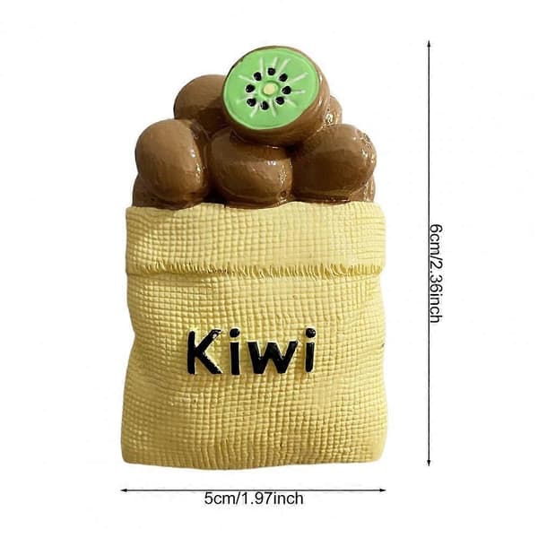 3D-simulerad mat kylskåpsmagnet harts frukt bröd kylskåpsmagnet hem kök kontor whiteboard skåp magnetisk Grape