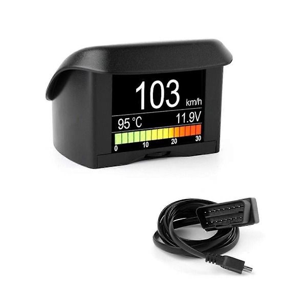 Digital bil speedometer A202 OBD2 bilcomputer bil display instrument OBD2 head-up display turcomputer