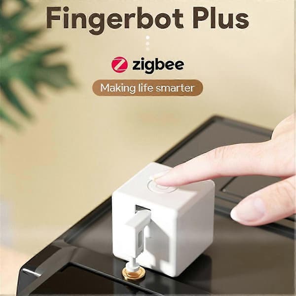 TUYA Smart Fingerbot Plus Zigbee Knap Pusher Smart Home Smart Life App Stemmestyring med App