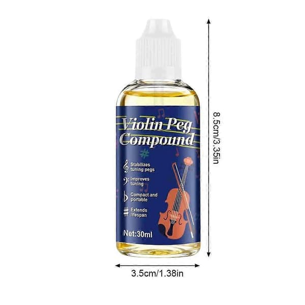 Violin Peg Compound 30ml Stemmestabilitet Smøring Instrumentpleje