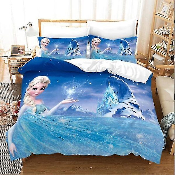 Nytt Frost 2 Påslakanset Två Eller Tre Delar Sängkläder Julklapp Födelsedagspresent Style03 Szx 135x200