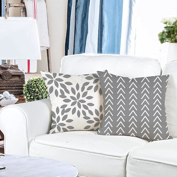 Tyynynpäälliset 45x45 set 4 koristeellinen sohvatyynyliina Koristeellinen sohva tyynynpäällinen ulkokäyttöön liinavaatteet tyynynpäälliset tyynyliina sisustus