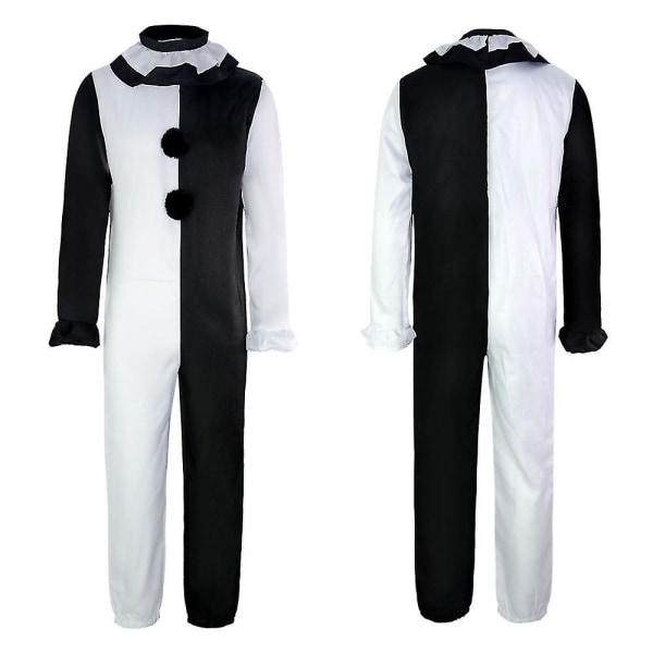 Aikuisten Cosplay-pukusetti Halloween Terrifier Art The Clown Joker Naamiaiset Hienot pukeutumisvaatteet 2XL