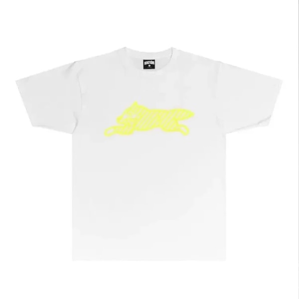 Uusi Classic Flying Dog Printed T-paita miehille ja naisille Kawaii Clothes Harajuku Y2k Top Oversize Shirt Street Casual Clothing Gold XXL