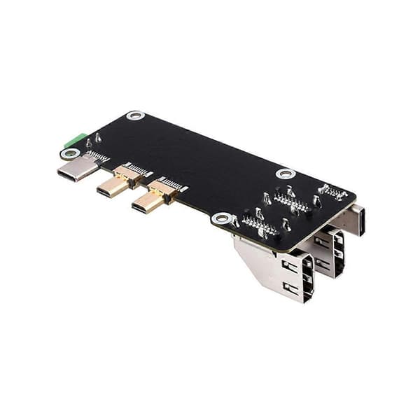 Mini -Kompatibel med -C Multifunktionell Adapter Två Strömförsörjningsmetoder Dubbel 4K-utgång för 5 / 4B