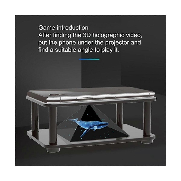 3D Holografisk Projeksjon DIY Barn Pedagogisk Leketøy Vitenskapelig Eksperiment Teknologi Produksjon for Soverom
