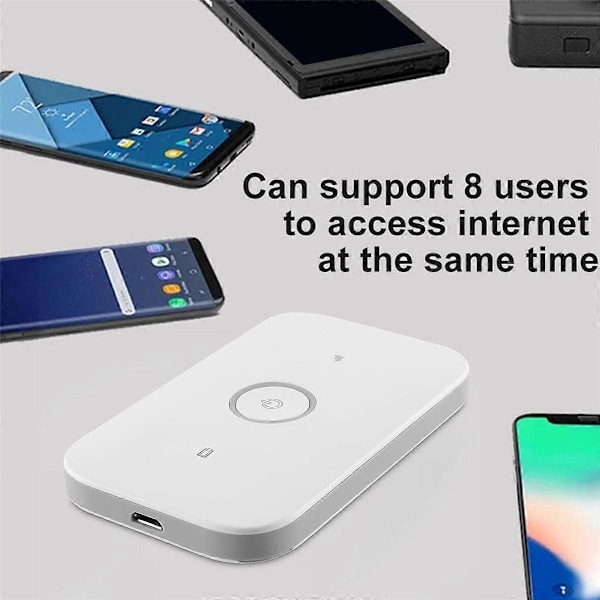 Bærbar MiFi 4G WiFi Router 150Mbps WiFi Modem Bil Mobil Wifi Trådløs Hotspot Trådløs MiFi med