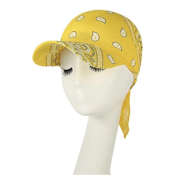 Solskjermlue for motorsykkel - Lett hodeplagg i polyester for utendørsbruk Yellow