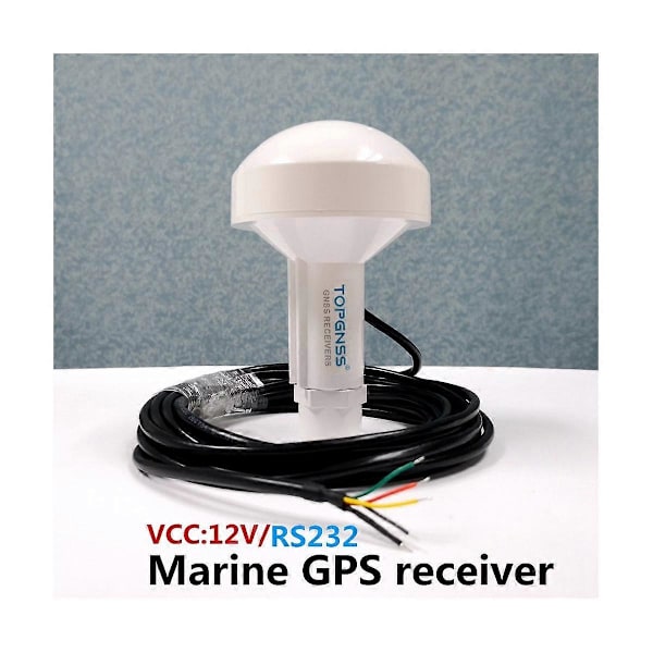 RS232 GPS Marin GPS Mottagarantennmodul NMEA 0183 Hastighet 4800 Spänning 12V Kabel är 5 Meter