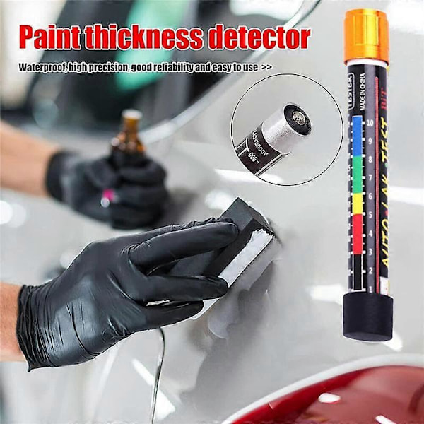 Bilmalingstykkelsestester Pen Portable Bilmaling Coating Tester Meter Tykkelsesmåler Måler Crash