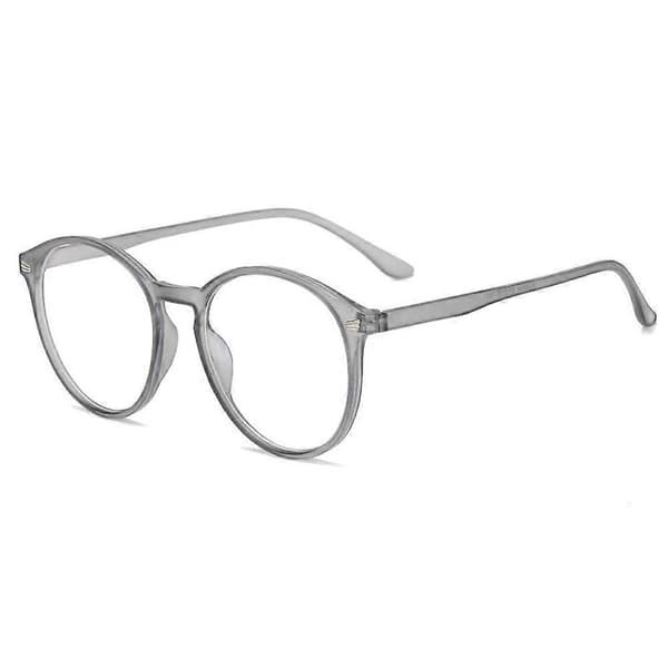 Vintage runde kantede computerbriller Unisex blålysblokerende briller Grey