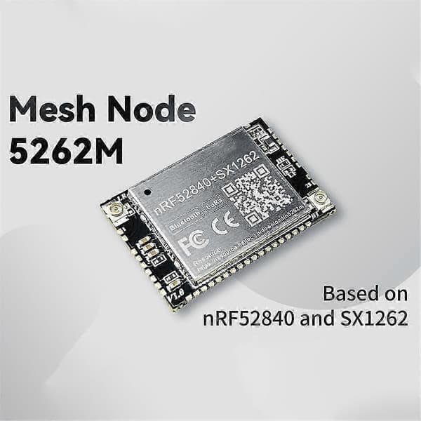 N5262m Lorawan Modul Til Nrf52840+sx1262 9ua Lav Effekt Til -ide Platformlo Micropython 863-928mhz