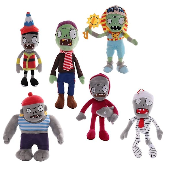 1kpl Plants Vs Zombies -lelut 30cm täytetty pehmonukke Con 3