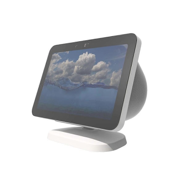Stativ for Echo Show 8 (3. Gen) Justerbar Design Hvit