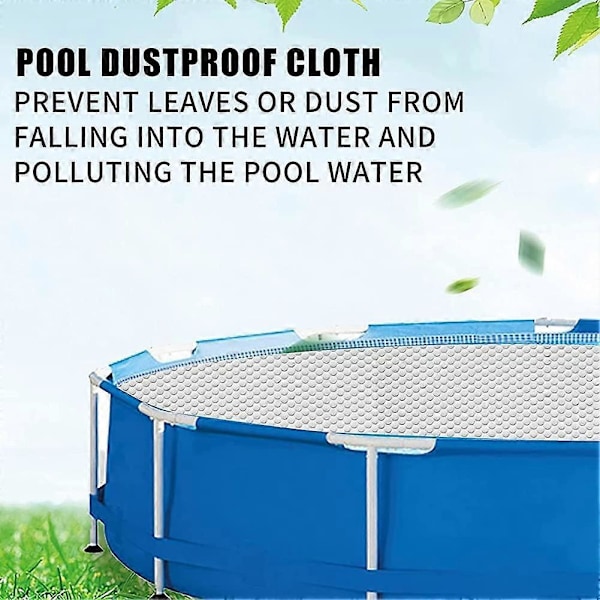 Rund Bubbelplast, Rund Pool Termisk Isolering Värmefilm Med Poolskydd UV