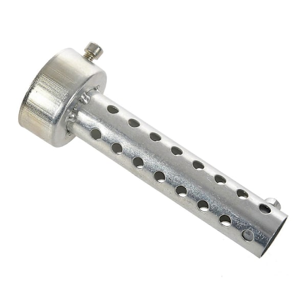 2X Silver Motorcykel Avgasrör Ljuddämpare Insats Baffel DB Killer Ljuddämpare 48mm x 140mm