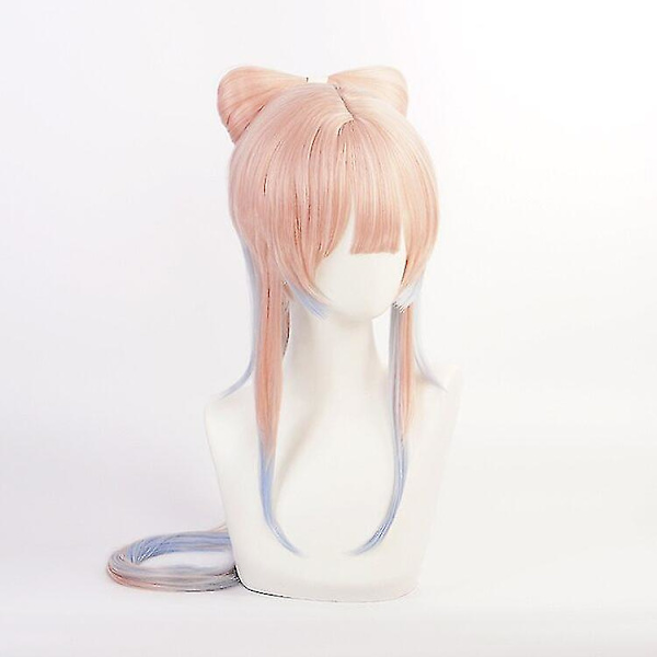 Spil Genshin Impact Kokomi Cosplay Paryk Gradient Blandet Farve