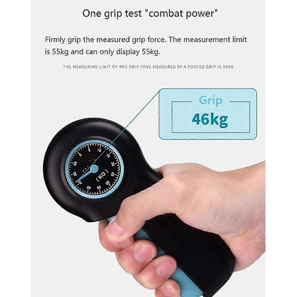 Håndtræner håndgreb styrkeforstærker, håndledsforstærker, digital hånddynamometer grebsstyrkemåler